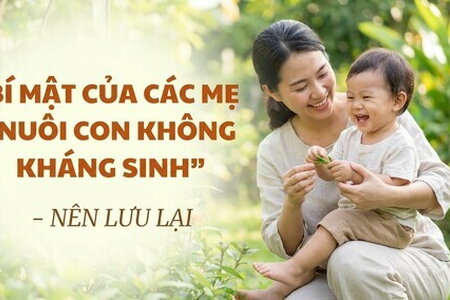 Bí mật của các mẹ "nuôi con không kháng sinh" - nên lưu lại