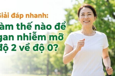 Giải đáp nhanh: làm thế nào để gan nhiễm mỡ độ 2 về độ 0?