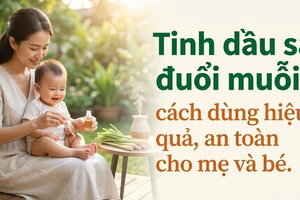 Tinh dầu sả đuổi muỗi: cách dùng hiệu quả, an toàn cho mẹ và bé