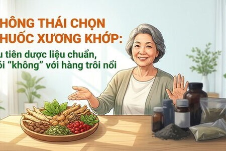 Thông thái chọn thuốc xương khớp: ưu tiên dược liệu chuẩn