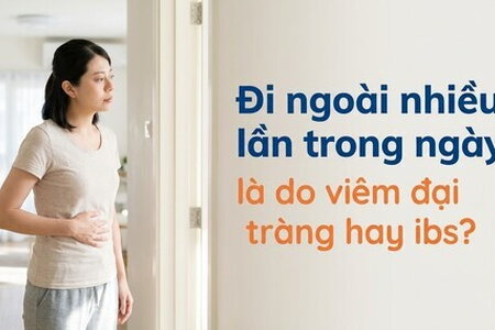 Đi ngoài nhiều lần trong ngày: là do viêm đại tràng hay IBS?