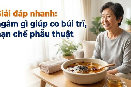 Giải đáp nhanh: ngâm gì giúp co búi trĩ, hạn chế phẫu thuật