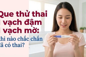 Que thử thai 1 vạch đậm 1 vạch mờ: khi nào chắc chắn đã có thai?