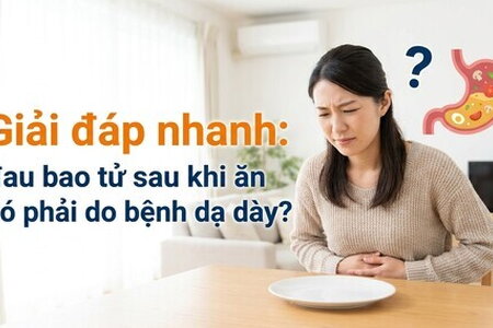 Giải đáp nhanh: đau bao tử sau khi ăn có phải do bệnh dạ dày?