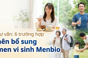 Tư vấn: 6 trường hợp nên bổ sung men vi sinh Menbio