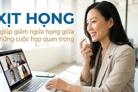 Xịt họng - giúp giảm ngứa họng giữa những cuộc họp quan trọng