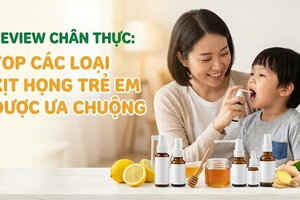 Review chân thực: top các loại xịt họng trẻ em được ưa chuộng