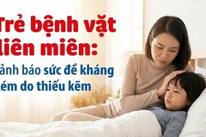 Trẻ bệnh vặt liên miên: cảnh báo sức đề kháng kém do thiếu kẽm