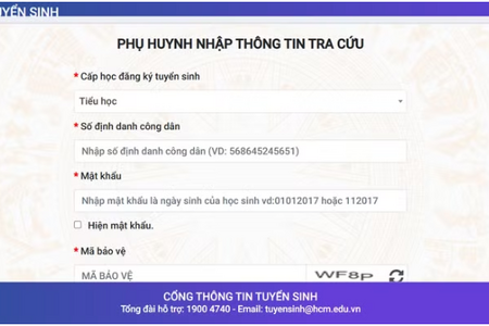 Những điểm mới phụ huynh TPHCM cần lưu ý trong tuyển sinh đầu cấp