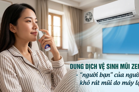 Dung dịch vệ sinh mũi Zenko - "người bạn" của người bị khô rát mũi
