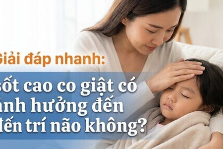 Giải đáp nhanh: sốt cao co giật có ảnh hưởng đến trí não không?