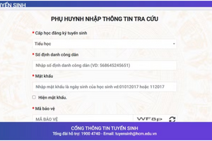 Những điểm mới phụ huynh TPHCM cần lưu ý trong tuyển sinh đầu cấp