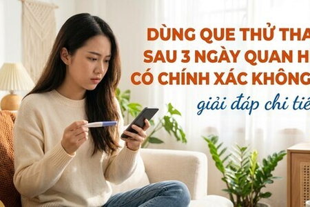 Dùng que thử thai sau 3 ngày quan hệ có chính xác không?
