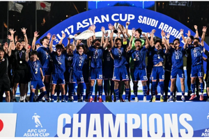 U17 Nhật Bản đánh bại U17 Trung Quốc, đoạt chức vô địch VCK U17 châu Á 2026