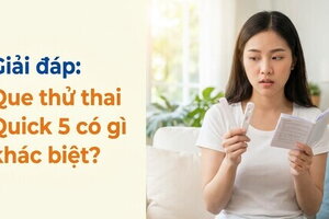 Giải đáp: Que thử thai Quick 5 có gì khác biệt?