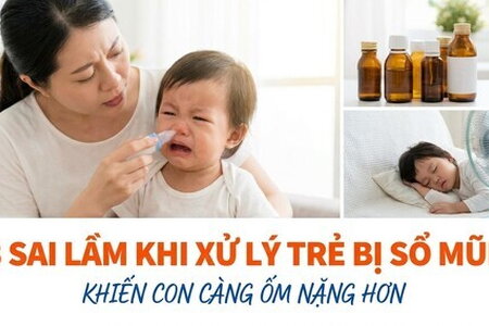 3 sai lầm khi xử lý trẻ bị sổ mũi khiến con càng ốm nặng hơn