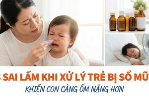 3 sai lầm khi xử lý trẻ bị sổ mũi khiến con càng ốm nặng hơn