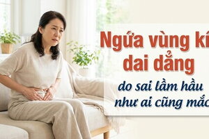 Ngứa vùng kín dai dẳng do sai lầm hầu như ai cũng mắc