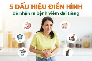 5 dấu hiệu điển hình dễ nhận ra bệnh viêm đại tràng
