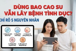 Dùng bao cao su vẫn lây bệnh tình dục? chỉ rõ 5 nguyên nhân