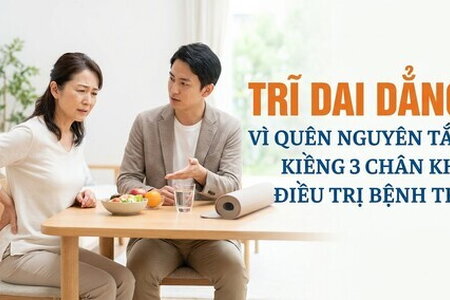 Trĩ dai dẳng vì quên nguyên tắc kiềng 3 chân khi điều trị bệnh trĩ