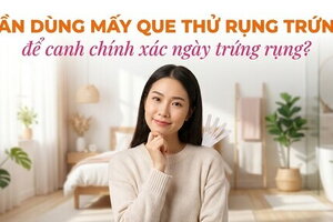 Cần dùng mấy que thử rụng trứng để canh chính xác ngày trứng rụng?