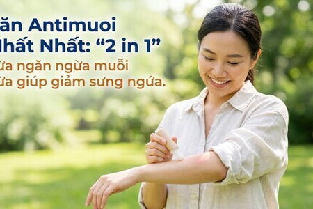 Lăn Antimuoi Nhất Nhất: "2 in 1" vừa ngăn ngừa muỗi vừa giảm ngứa