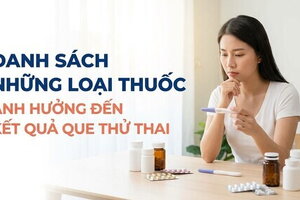 Danh sách những loại thuốc ảnh hưởng đến kết quả que thử thai