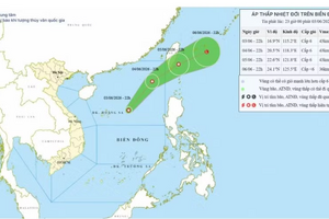 Biển Đông xuất hiện áp thấp nhiệt đới đầu tiên của năm 2026