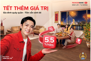 Lợi suất đến 5,5%/năm, tối ưu dòng tiền nhàn rỗi dịp Tết với Techcombank “Sinh lời tự động”