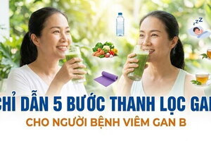 Chỉ dẫn 5 bước thanh lọc gan cho người bệnh viêm gan B