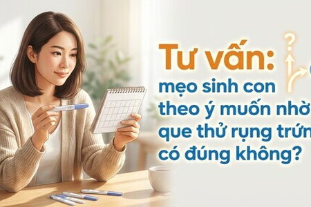 Tư vấn: mẹo sinh con theo ý muốn nhờ que thử rụng trứng có đúng không