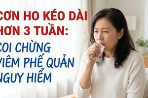 Cơn ho kéo dài hơn 3 tuần: coi chừng viêm phế quản nguy hiểm