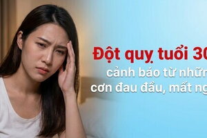 Đột quỵ tuổi 30: cảnh báo từ những cơn đau đầu, mất ngủ