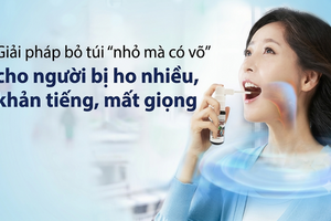 Giải pháp bỏ túi "nhỏ mà có võ" cho người bị ho nhiều, khản tiếng