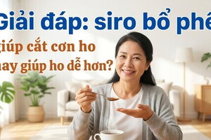 Giải đáp: siro bổ phế giúp cắt cơn ho hay giúp ho dễ hơn?