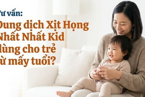 Tư vấn: Dung dịch Xịt Họng Nhất Nhất Kid dùng cho trẻ từ mấy tuổi?