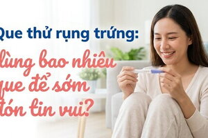 Que thử rụng trứng: dùng bao nhiêu que để sớm đón tin vui?