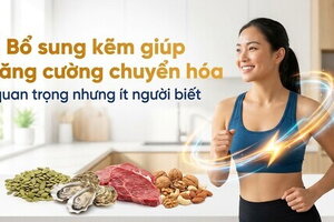 Bổ sung kẽm giúp tăng cường chuyển hóa quan trọng nhưng ít người biết