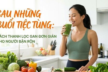 Sau những buổi tiệc tùng: cách thanh lọc gan đơn giản