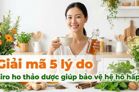 Giải mã 5 lý do siro ho thảo dược giúp bảo vệ hệ hô hấp