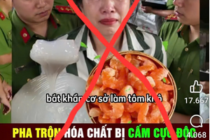Tỉnh Cà Mau chỉ đạo “nóng” xử lý thông tin "tôm khô làm bằng cao su non" không đúng sự thật