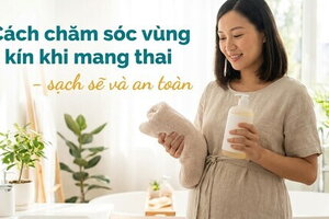 Cách chăm sóc vùng kín khi mang thai - sạch sẽ và an toàn
