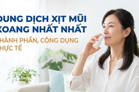Dung dịch Xịt Mũi Xoang Nhất Nhất: thành phần, công dụng thực tế