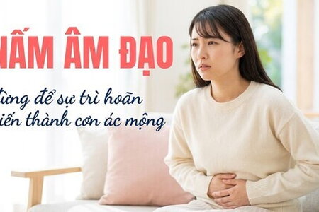 Nấm âm đạo - đừng để sự trì hoãn biến thành cơn ác mộng