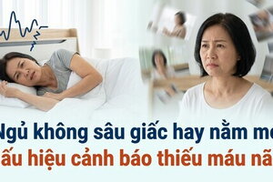 Ngủ không sâu giấc hay nằm mơ: dấu hiệu cảnh báo thiếu máu não