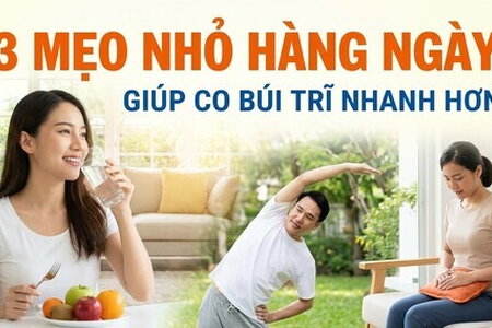 3 mẹo nhỏ hàng ngày giúp co búi trĩ nhanh hơn
