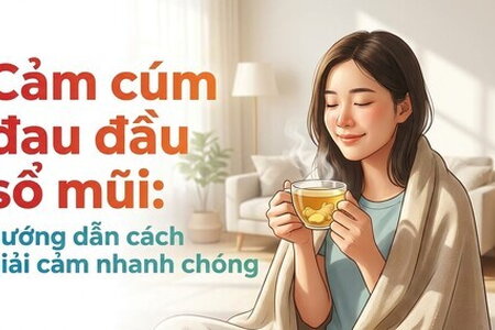 Cảm cúm đau đầu sổ mũi: hướng dẫn cách giải cảm nhanh chóng