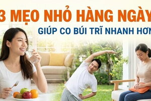 3 mẹo nhỏ hàng ngày giúp co búi trĩ nhanh hơn