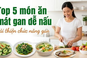 Top 5 món ăn mát gan dễ nấu, cải thiện chức năng gan